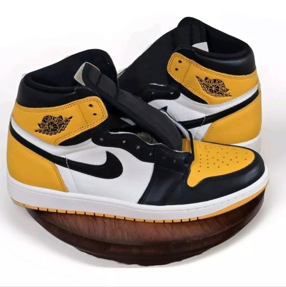 Nike Jordan 1 Retro High OG Yellow Toe (555088-711) Men's Size 10 New In Box